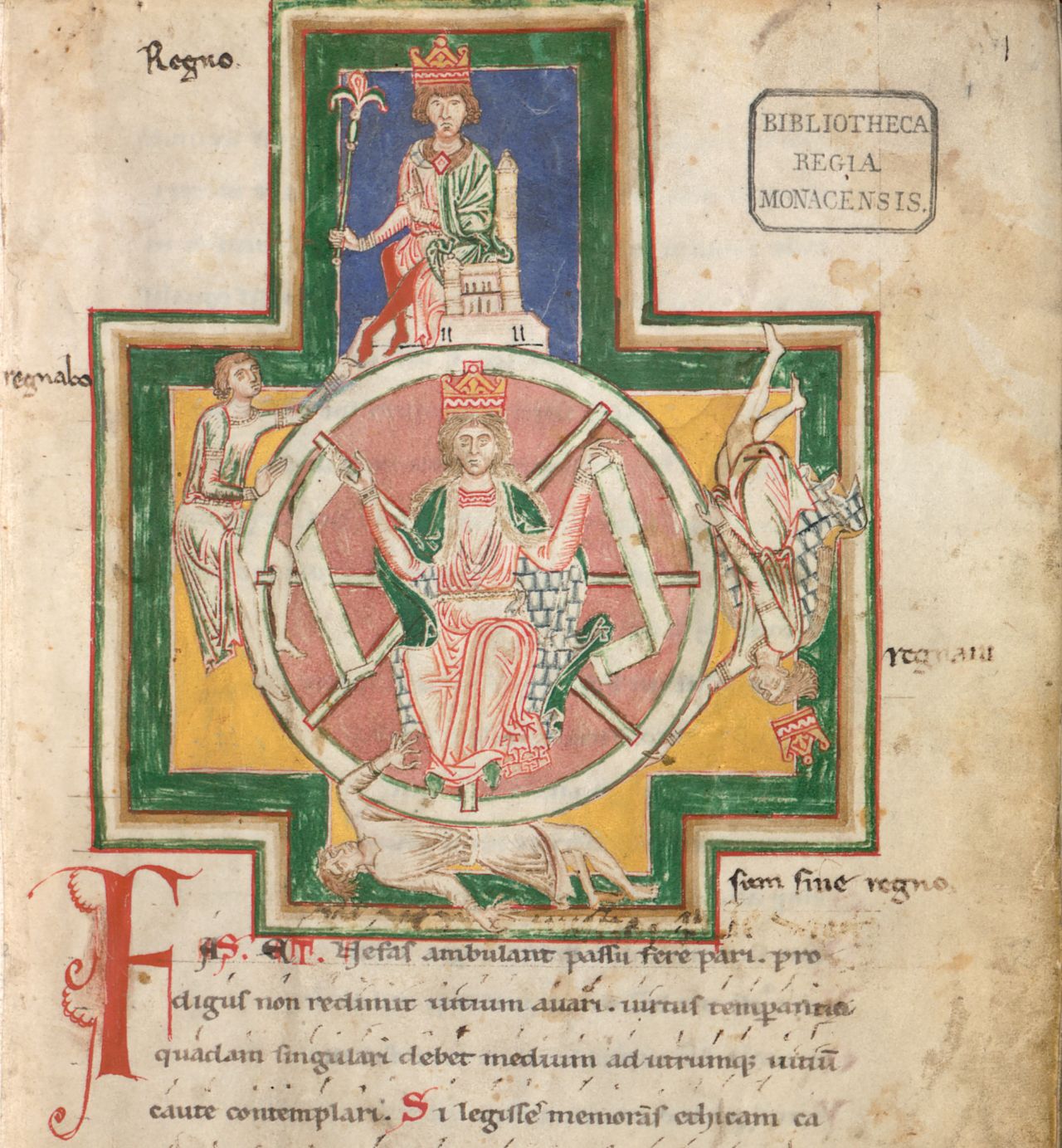 Illustration aus dem Codes Buranus