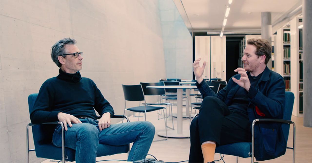 Uli Fussenegger und Christoph Haffter im Gespräch